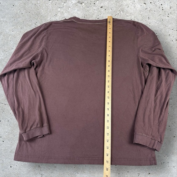 VINTAGE Diesel Shirt Size XL‎ Knock On Wood Thunderbird Graphic Brown L/S - Picture 4 of 5